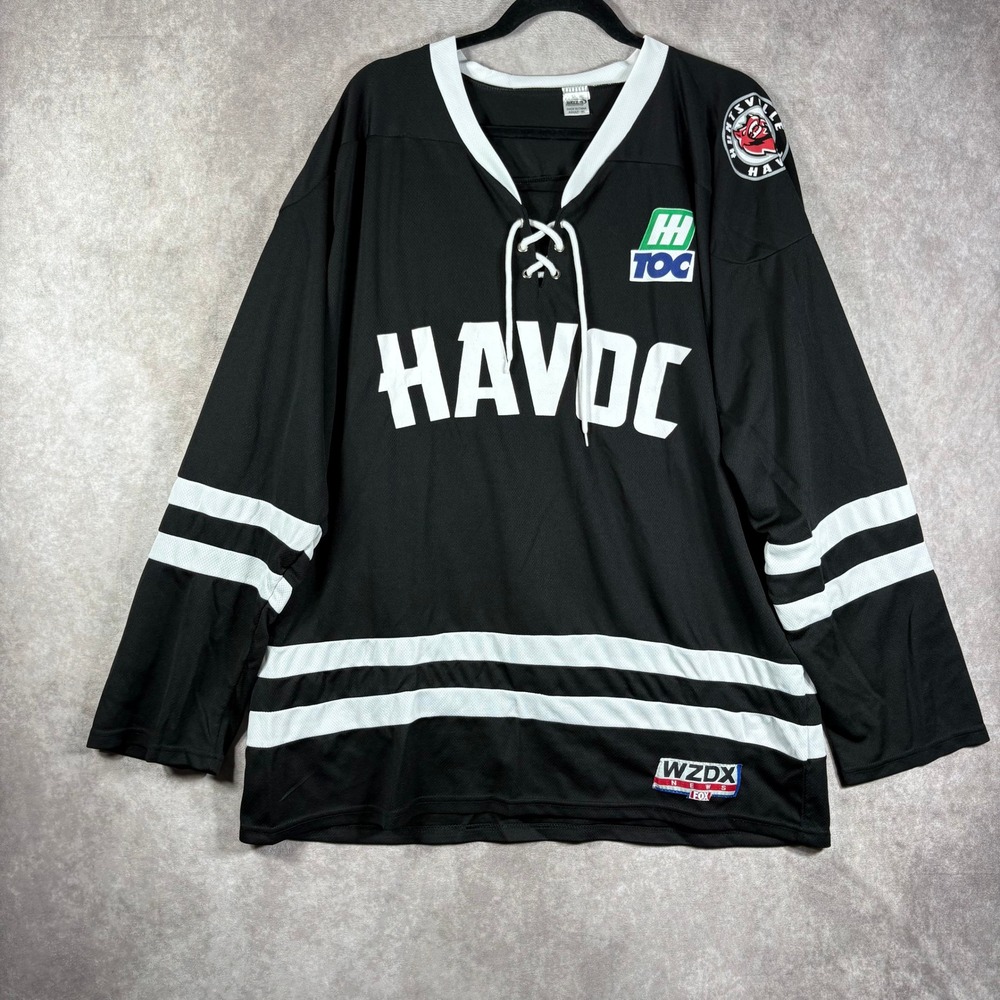 Huntsville Havoc Hockey Jersey Mens XL Black Success Promotions SPHL Promotional
